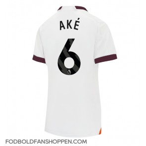 Manchester City Nathan Ake #6 Udebanetrøje Dame 2023-24 Kortærmet